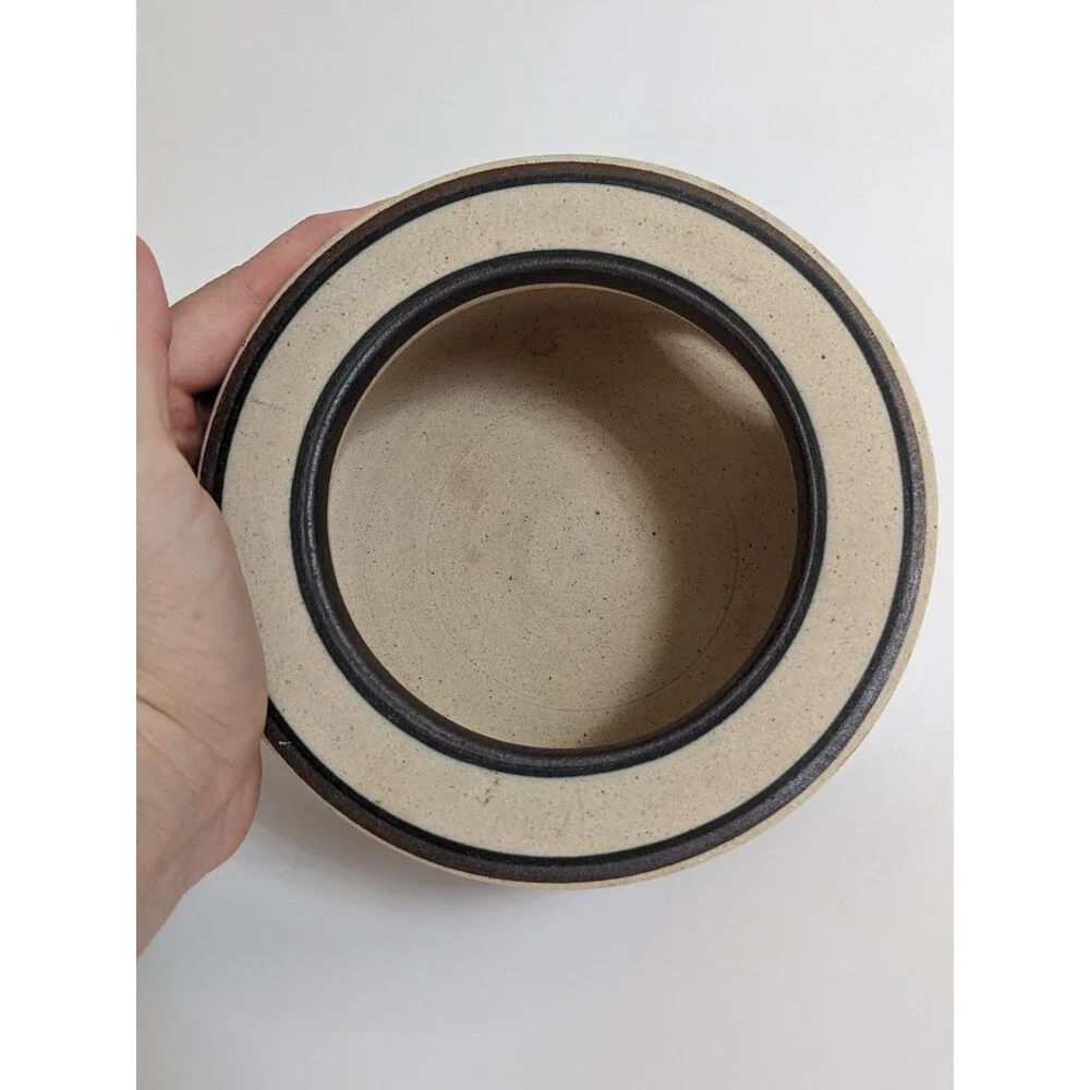 Vintage Hanne Stentøj Denmark Stoneware Candle Warmer Danish Modern MCM Pottery‎